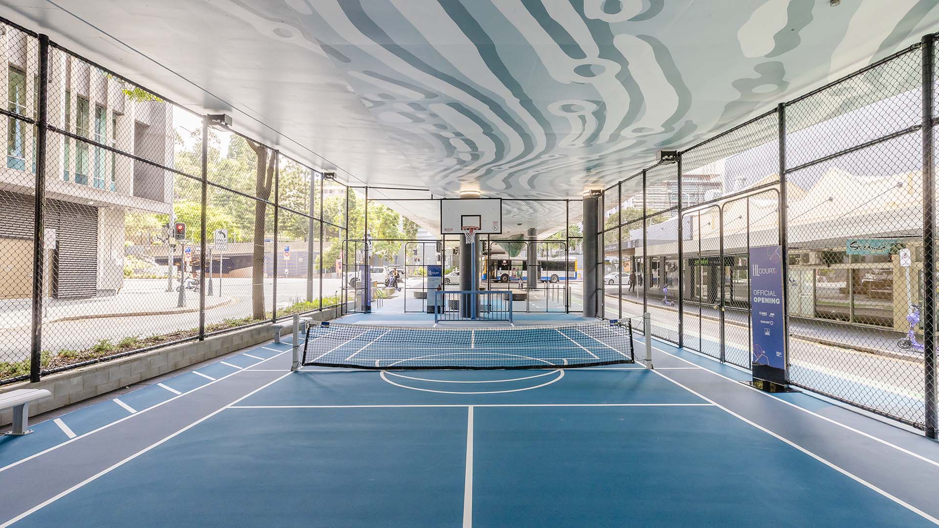 The Turbot Street Underpass Is Now Home to Brisbane CBD's First Free Basketball, Pickleball and Handball Court