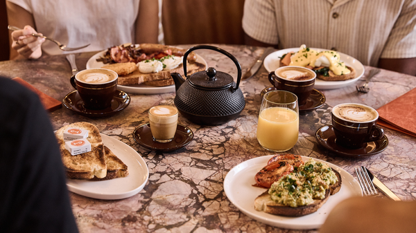 Food spread from North Sydney's Bar Lettera.