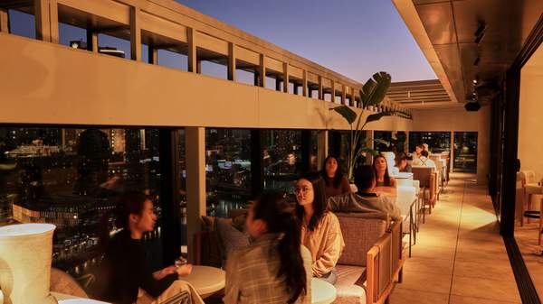 Fleet rooftop bar in Melbourne CBD