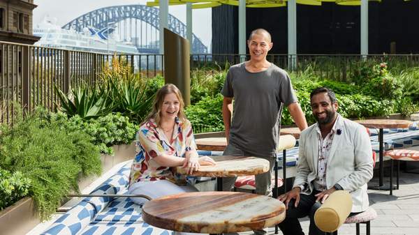 Laura Southcombe, Justin Newton & Michael Rodrigues, the crew leading the UpTown project. 