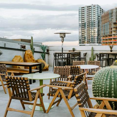 Moon Dog Wild West rooftop - brewery bar in Footscray