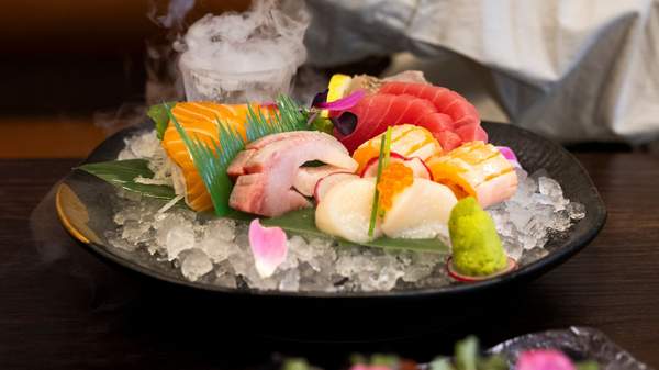Sashimi platter from Niku Shiki.