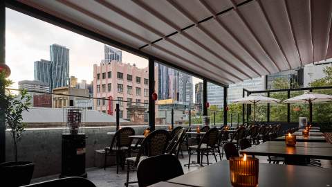 Santana rooftop bar in Melbourne's CBD