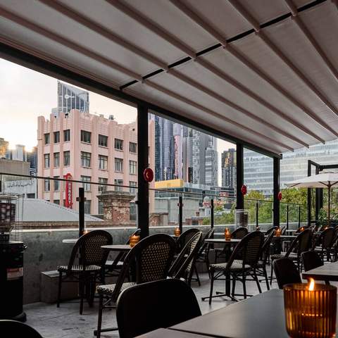 Santana rooftop bar in Melbourne's CBD