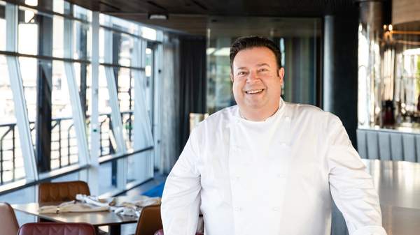 Executive Chef Peter Gilmore — creator of the Snow Egg dessert — pictured inside Quay Restaurant. 