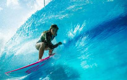 Background image for Now Open: You Can Catch Waves in a Lagoon the Size of the SCG at Sydney's First Urbnsurf Surf Park