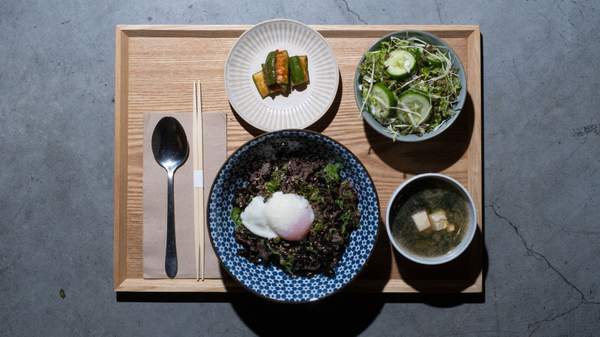 Donburi plate from Astro in Barangaroo.