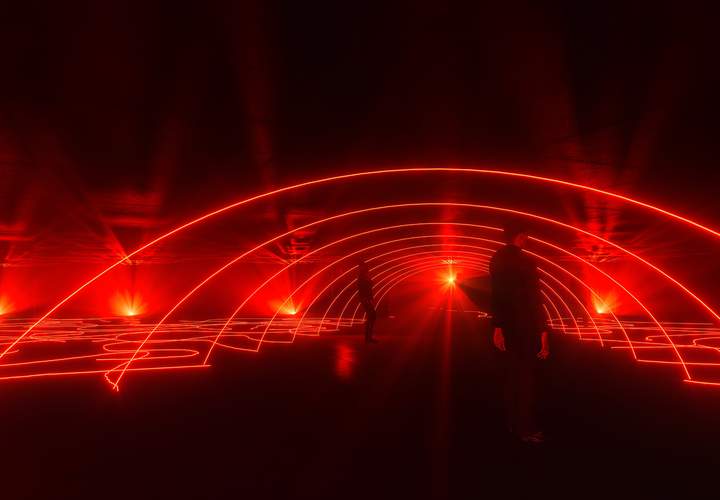 Background image for Melbourne's Firelight Festival Is Returning for 2024 with an Underground Light Show and Labyrinth Beneath Marvel Stadium