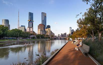 Background image for Breaking Ground: Work Has Finally Begun on Melbourne's Greenline Project Along the Yarra River's North Bank