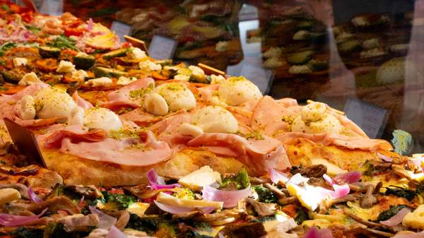 Romanello takeaway pizza and sandwiches - Queen Victoria Market