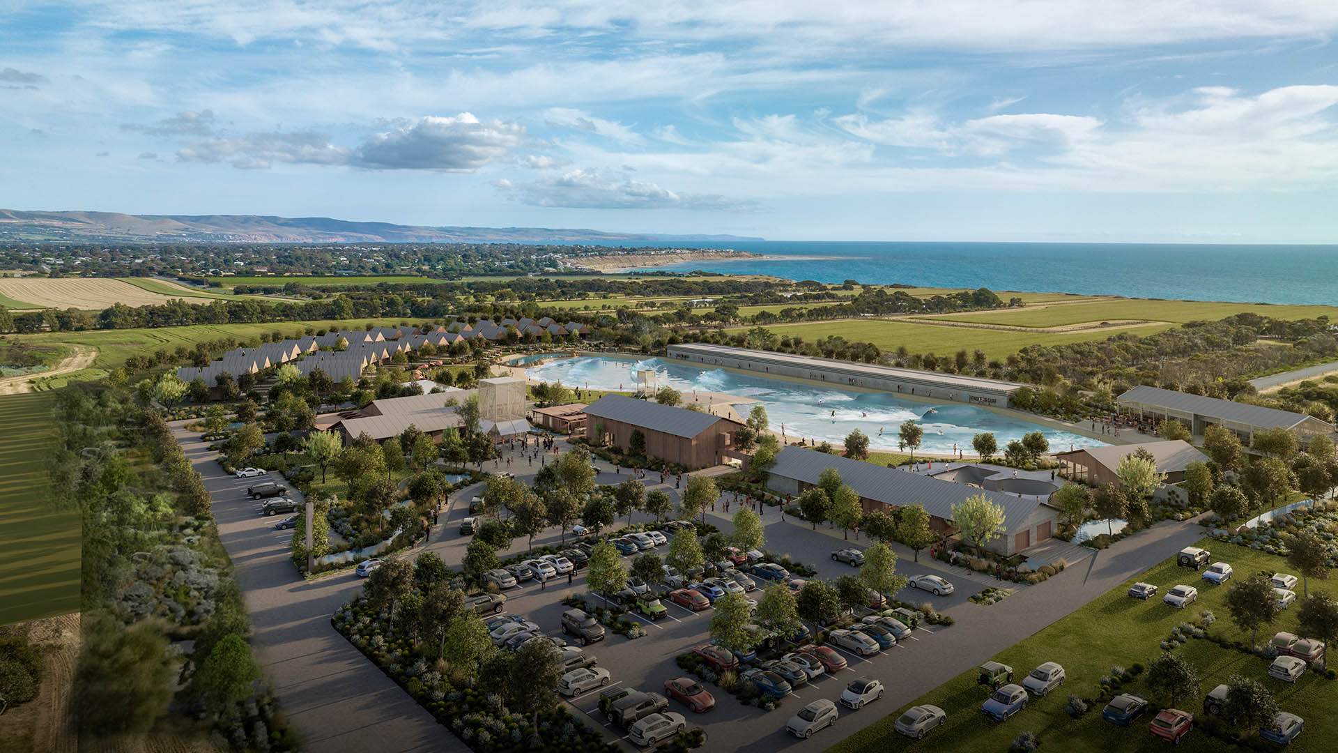 South Australia's Fleurieu Peninsula Is Set to Score a Massive Surf Park with 35 Villas So You Can Stay Onsite