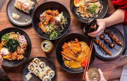 Background image for Now Open: Spice Alley's New Japanese Quarter Is Slinging $15 Ramen and Warm Saké in Time for Winter
