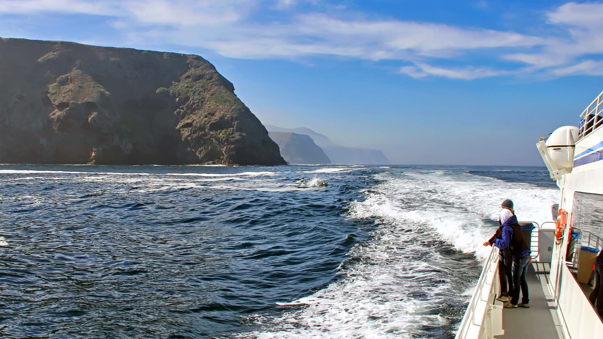 Visitors to Santa Barbara often take day trips by boat to California's Channel Islands National Park.