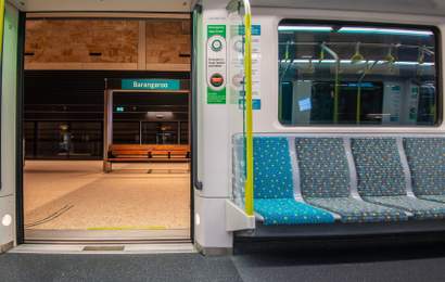 Background image for First Look: Transport for NSW Has Revealed Several New Metro Stations as the New Rail Fleet Begins Testing