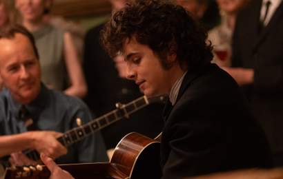 Background image for Timothée Chalamet Goes Folk, Then Electric: The Full Trailer for Bob Dylan Biopic 'A Complete Unknown' Is Here