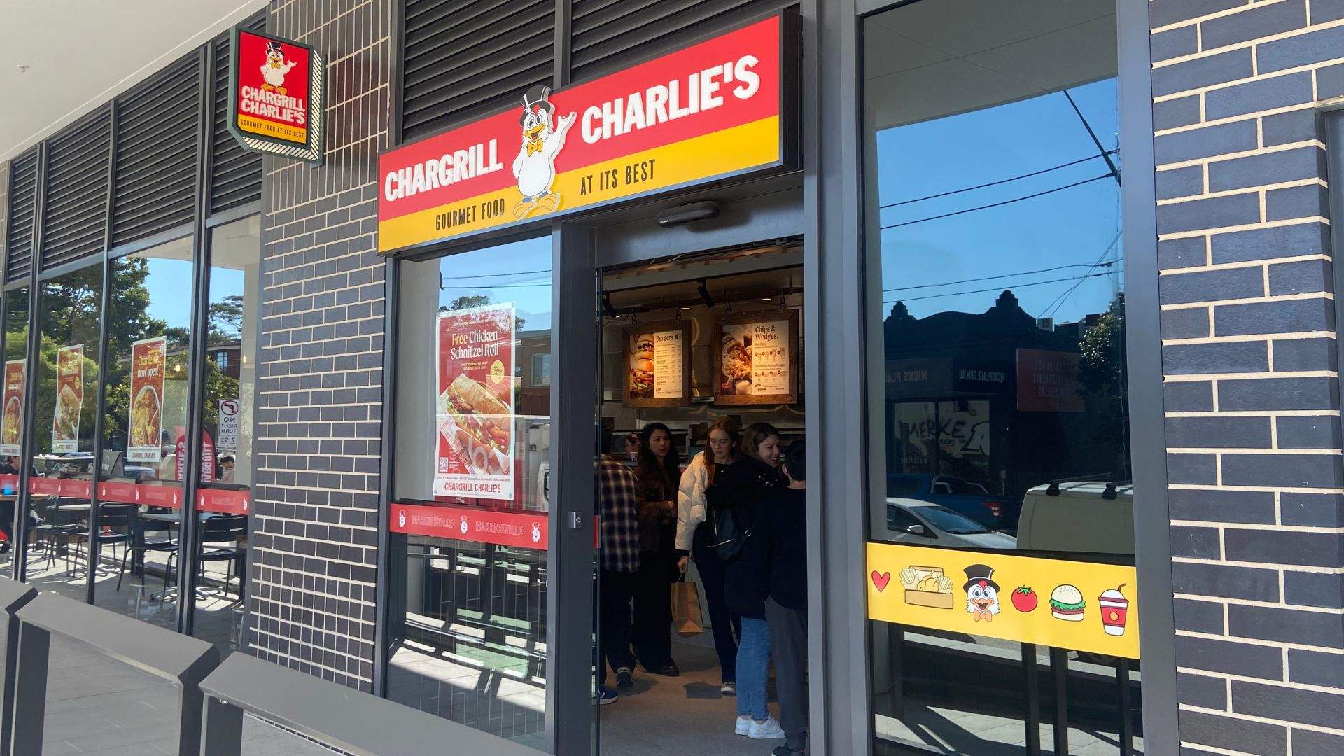Free Schnitzel Rolls at Chargrill Charlie's