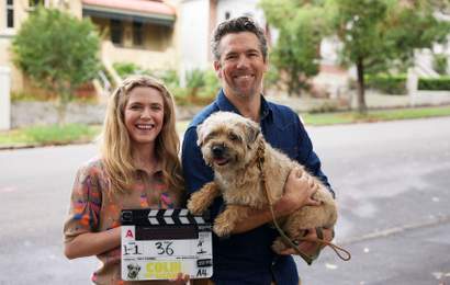 Background image for Starting a Rom-Com Sitcom with a Nipple Flash and a Dog on Wheels: Harriet Dyer and Patrick Brammall Talk 'Colin From Accounts'