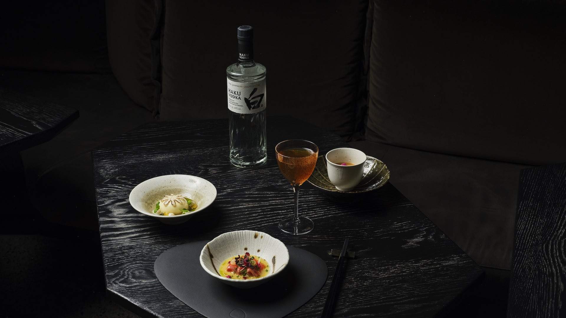 Haku Vodka Special Set Menu at Yugen Dining Concrete Playground