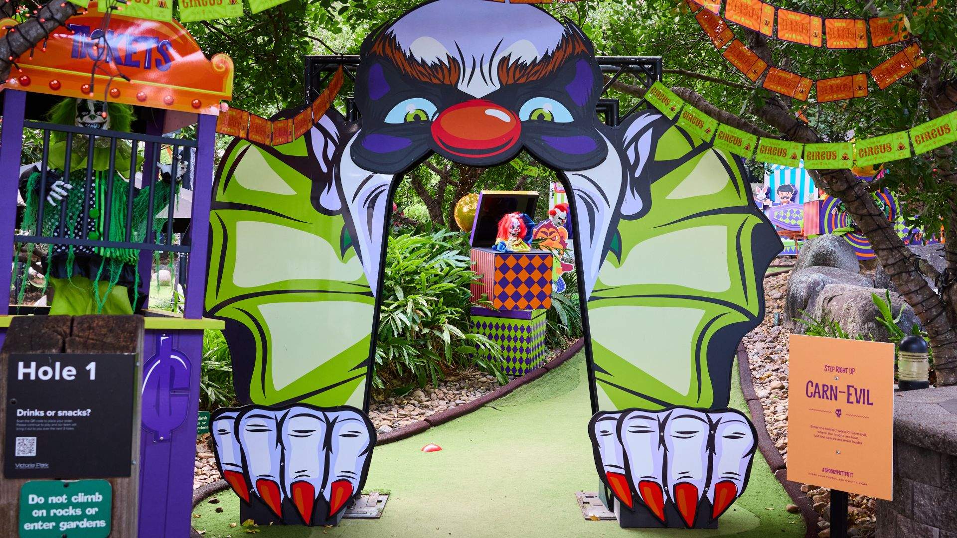 Spooky Putt Putt at Victoria Park