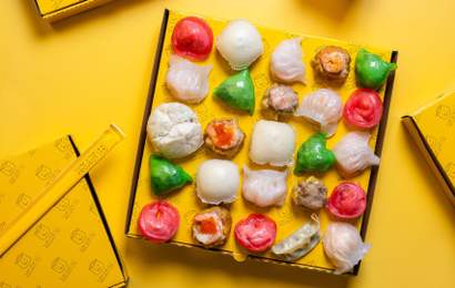 Background image for Now Open: Dim Sum Is Getting Fast-Casual Makeover at the Colourful CBD Dumpling Joint Yum Cha Project