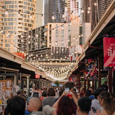 Queen Vic Market - Spring- Fringe Flavours Night Market 2024