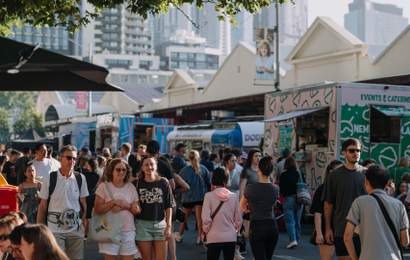 Background image for QVM's Summer Night Market Is Back for a Massive 15-Week Season Packed with Food, Drinks and Shopping