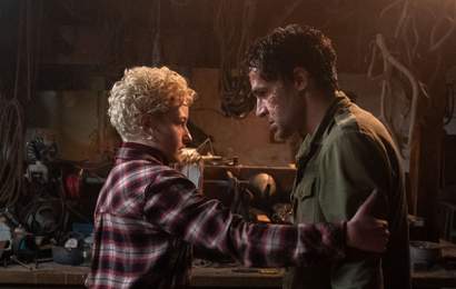 Background image for Reimagining Classic Horror, Reflecting Reality and Scaring Up Resonant Emotion: Julia Garner and Leigh Whannell Chat 'Wolf Man'