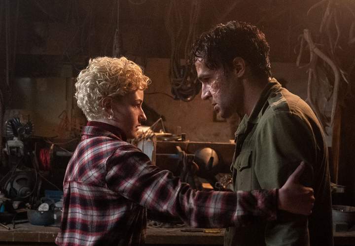 Background image for Reimagining Classic Horror, Reflecting Reality and Scaring Up Resonant Emotion: Julia Garner and Leigh Whannell Chat 'Wolf Man'