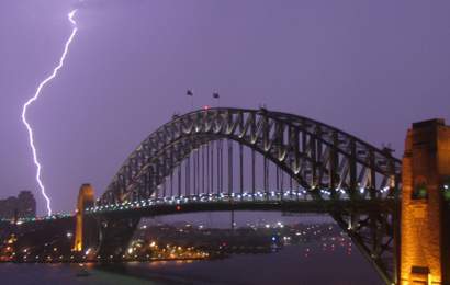 Background image for In Pictures: Sydney Has Been Thrashed by Severe Thunderstorms with More Wild Weather on the Way