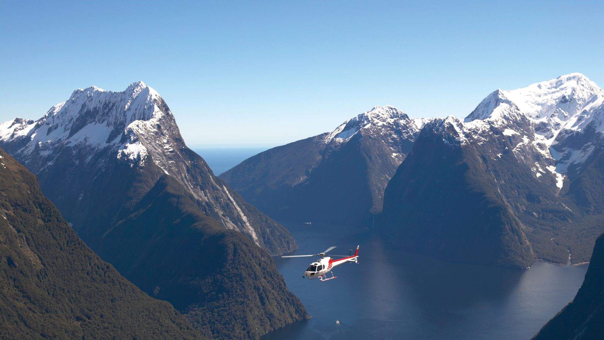 Take a Scenic Flight Over Milford Sound