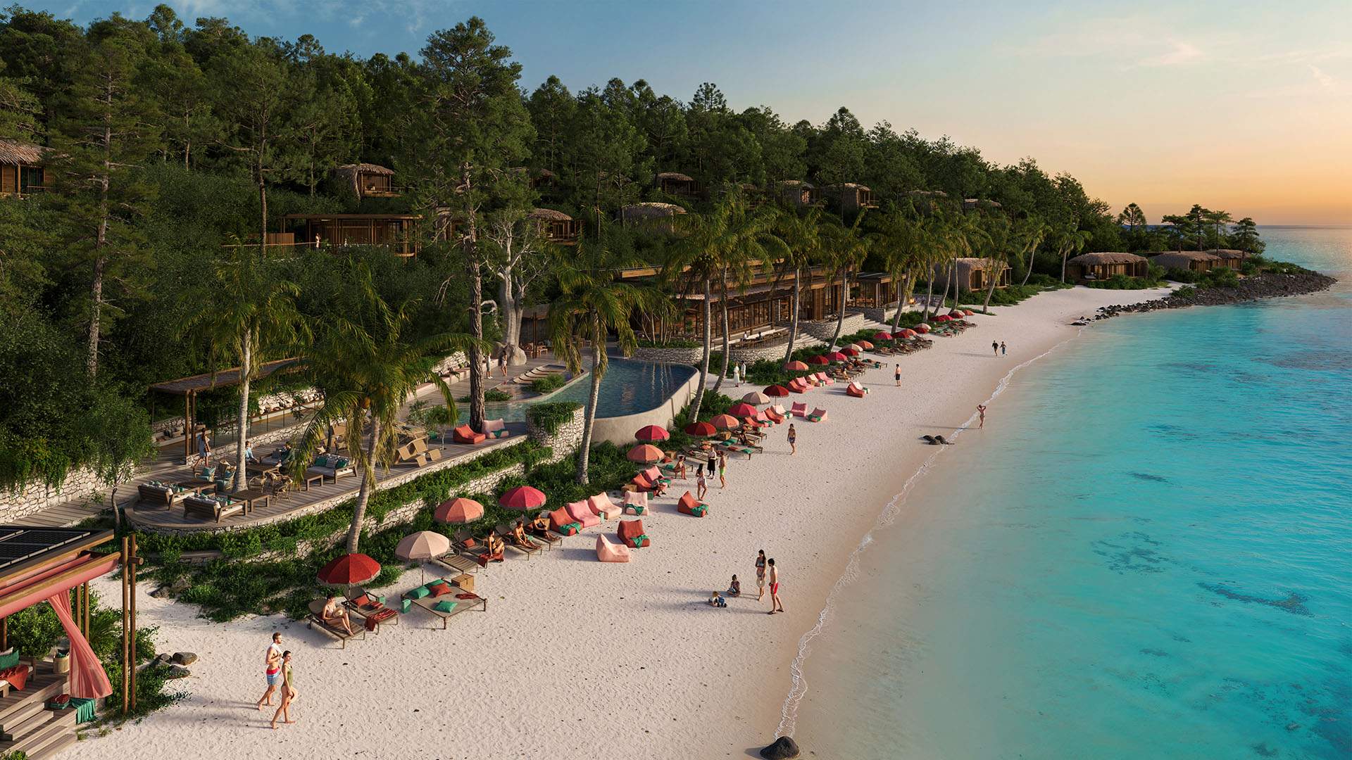 Coming Soon: An Eco Lodge with 39 Cabins, Clifftop Dining, a Beach Club and Forest Pools Is Opening on Hook Island