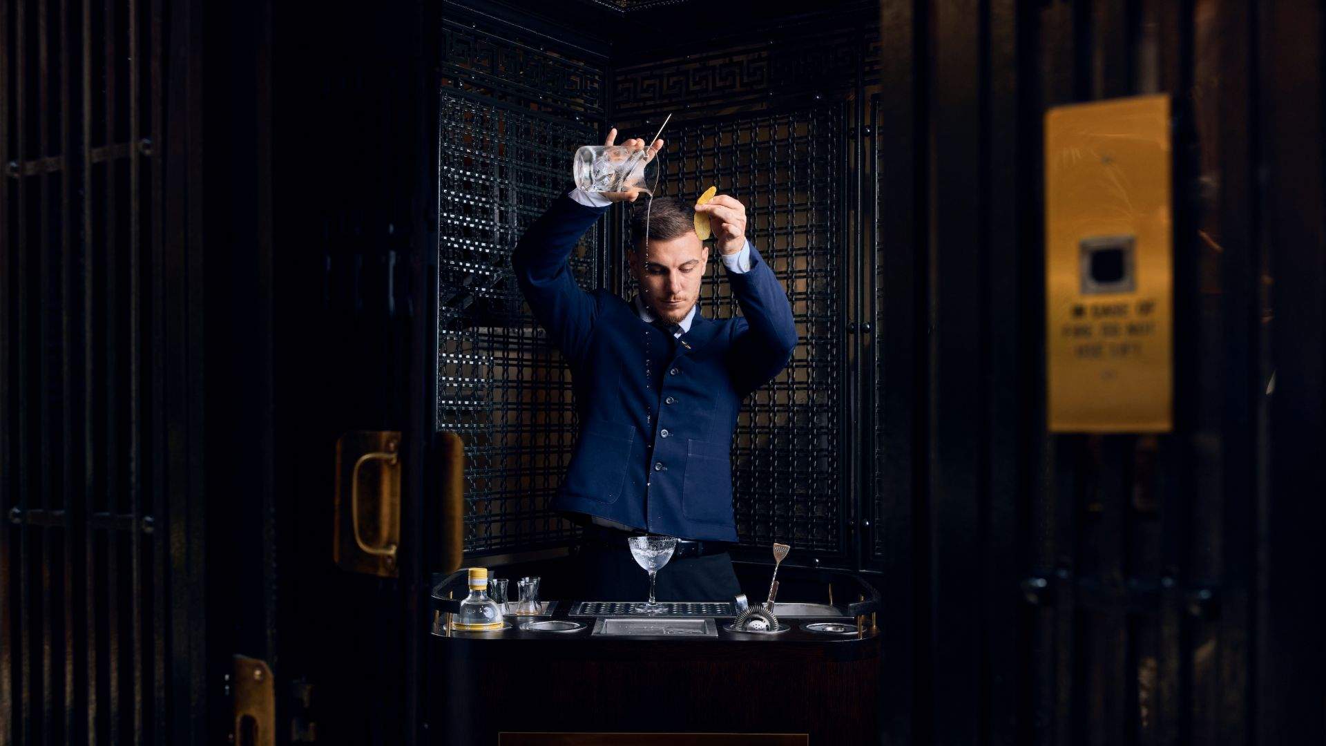 You Can Now Drink Curated Cocktails Inside the Southern Hemisphere's Oldest Working Lift at the InterContinental Sydney