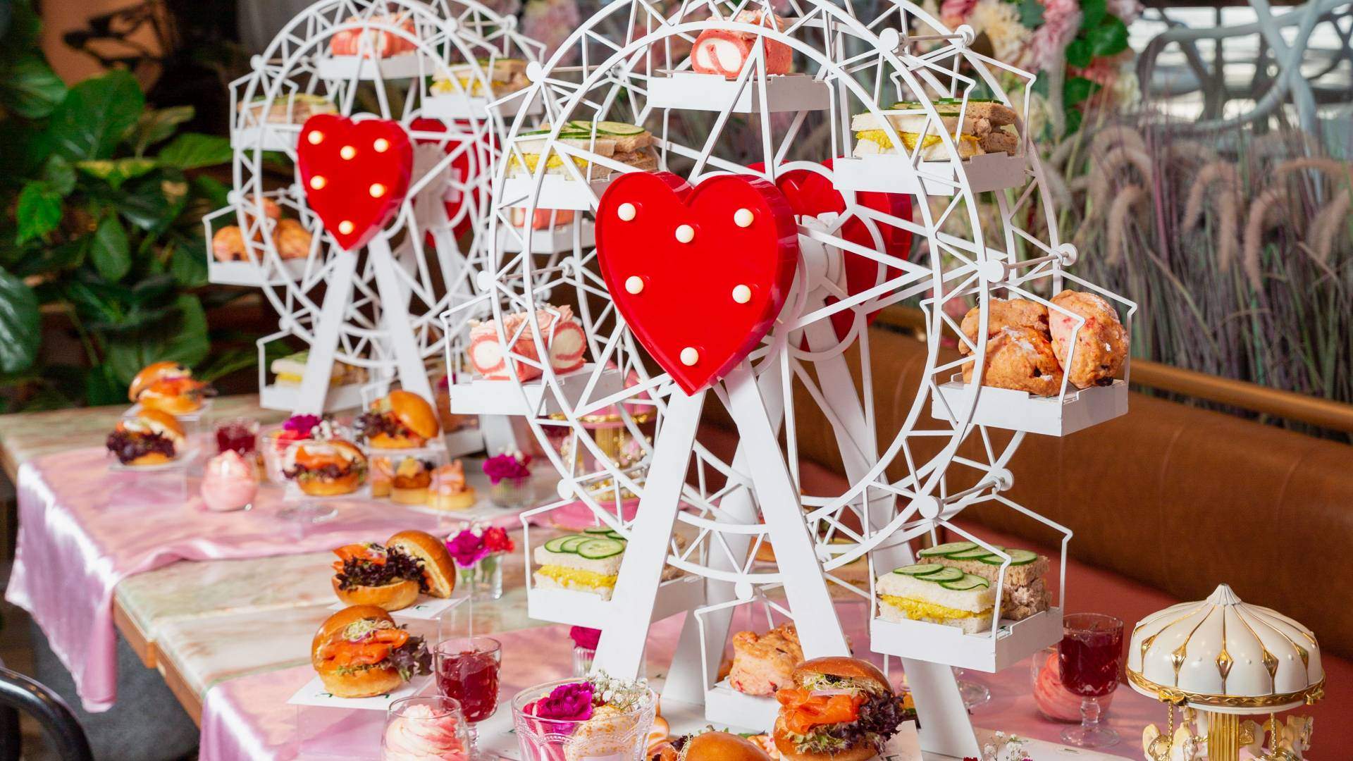 Heart High Tea at Loftus Lane Cafe