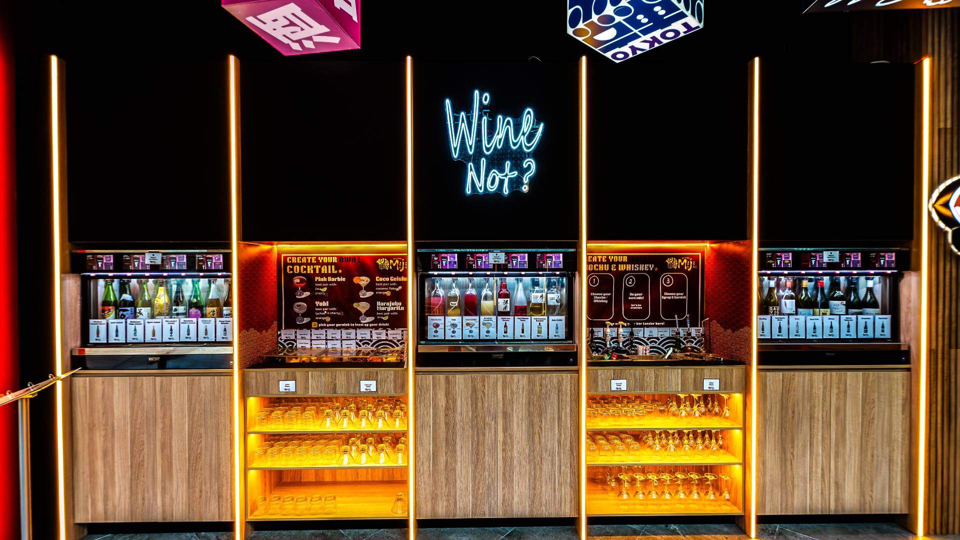 Now Open: Self-Serve Sake and Pour-Your-Own Cocktails Are on the Menu at New North Sydney Izakaya Miji Bar & Grill