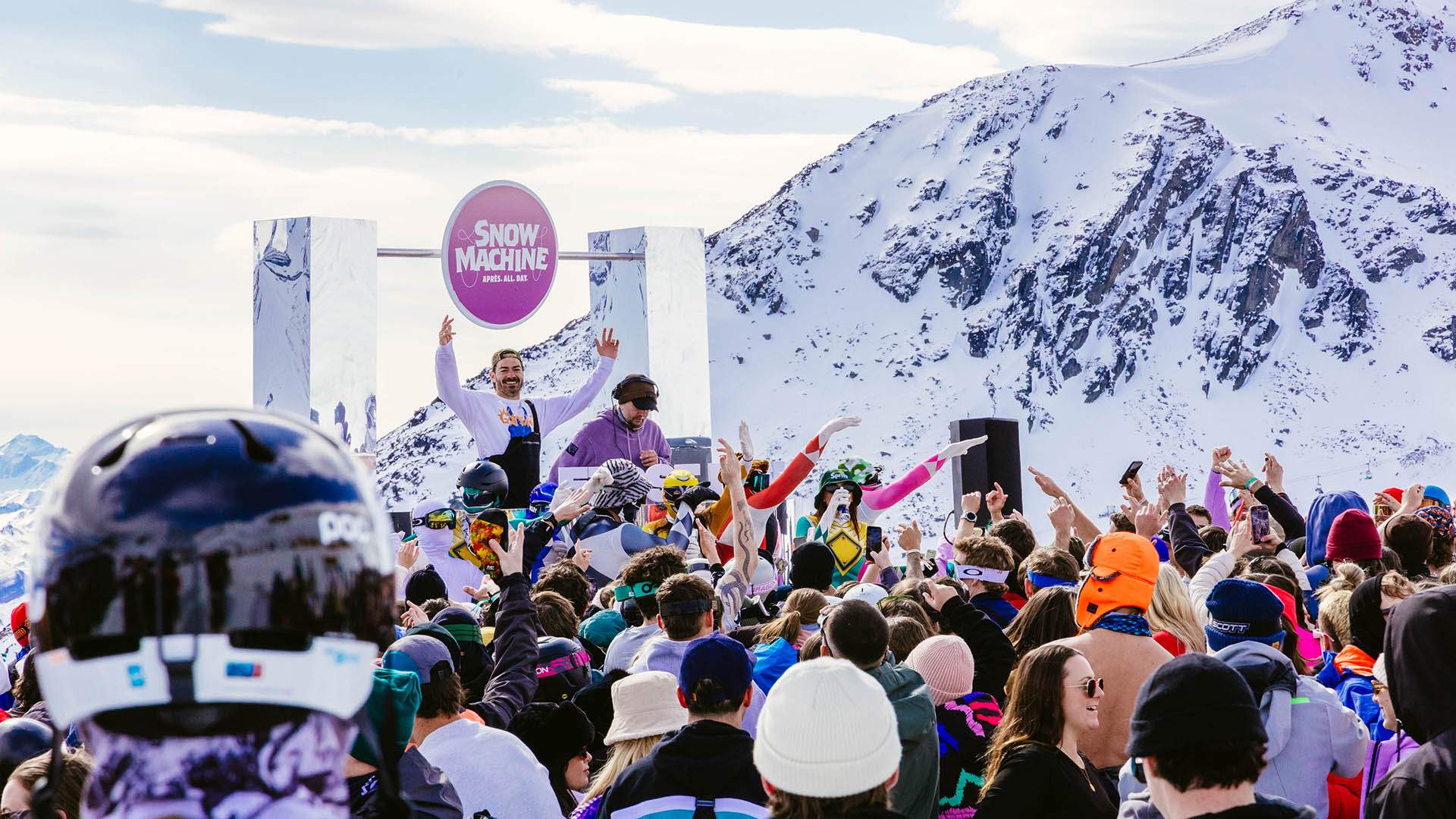 Snow Machine's Mix of Music and Skiing Is Returning to Queenstown in 2025 with Amyl and The Sniffers, Claptone and More