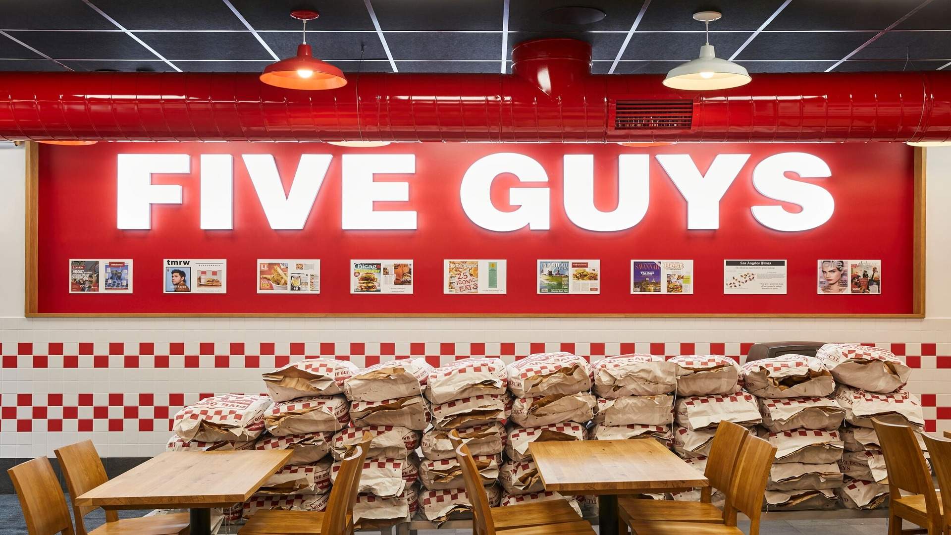 Now Open: Burger Chain Five Guys Has Launched Its Latest Sydney Outpost in the Martin Place Metro Station