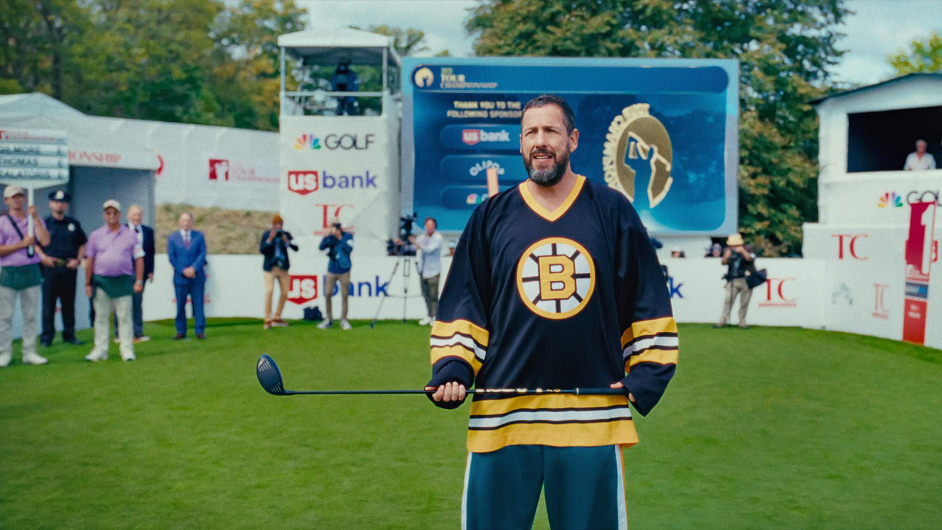 Adam Sandler, Bad Bunny Caddying, Cameos, Callbacks: They're All in the Full Trailer for 'Happy Gilmore 2'