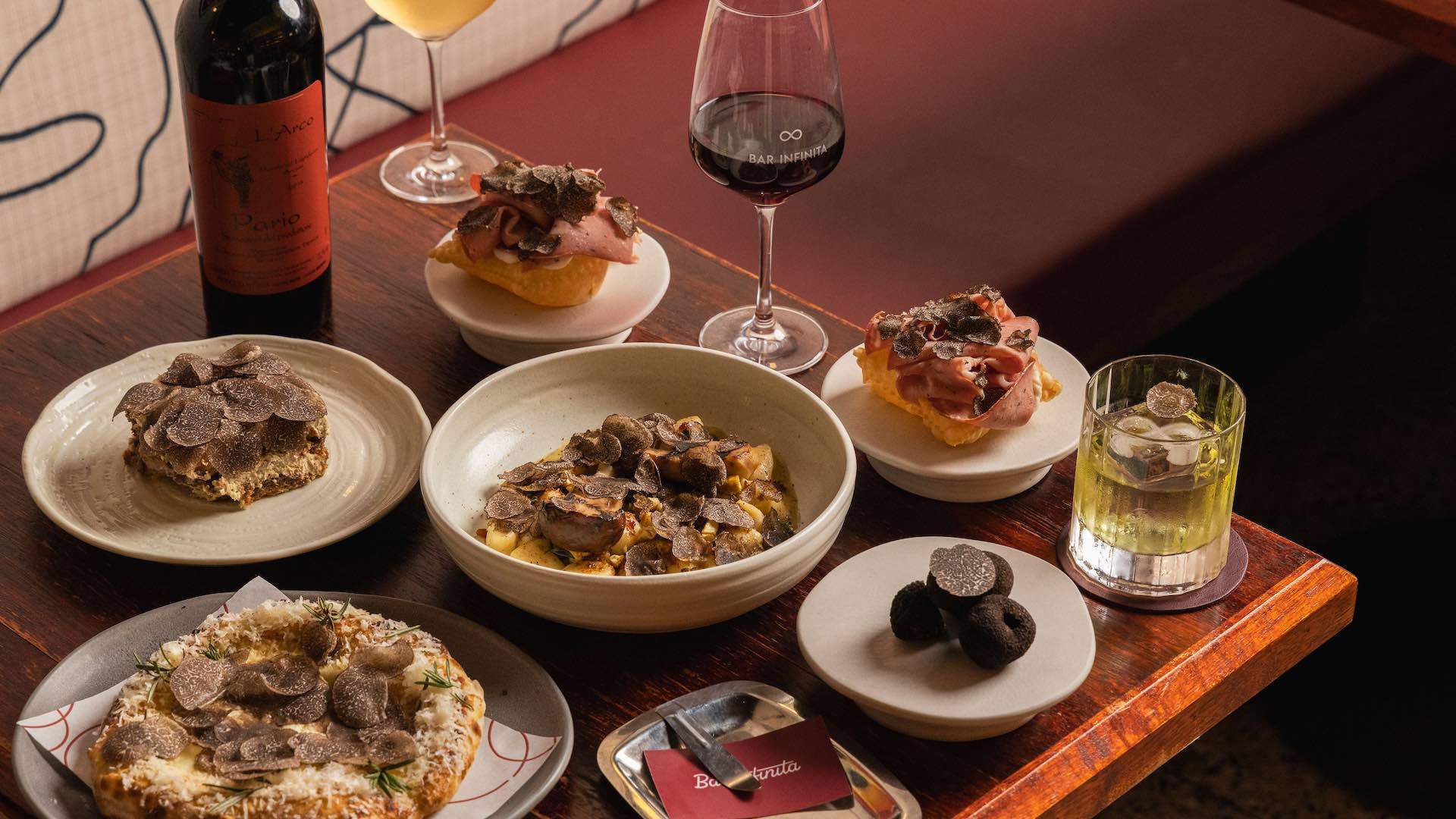 Limited-Time Truffle Menu at Bar Infinita