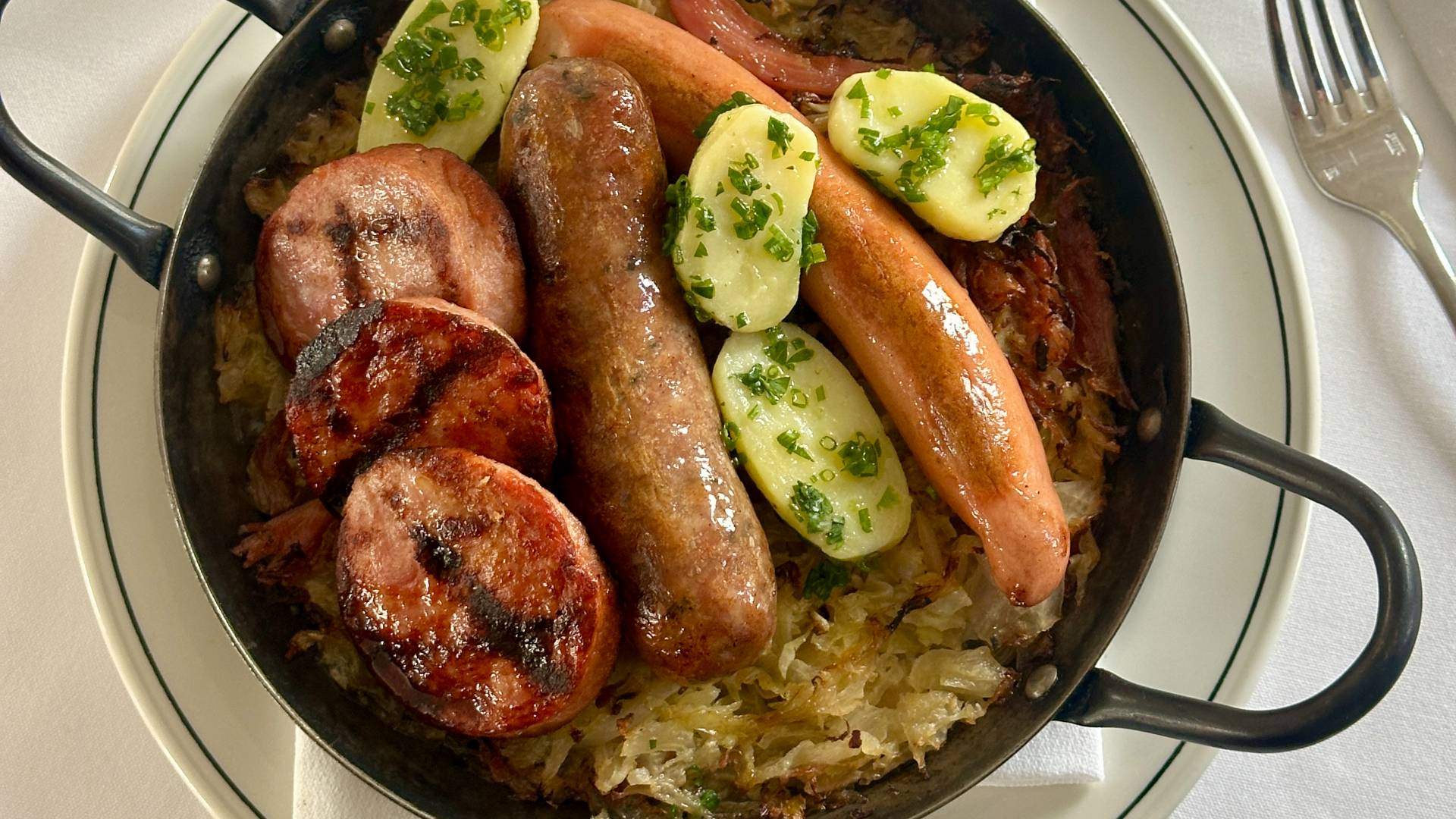 The Annual Sausage Festival at the Builders Arms Hotel