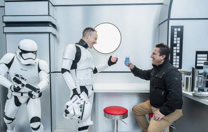 Background image for Now Open: The Force Is Strong with Australia's First-Ever 'Star Wars' Cafe, Which Is Serving Up Blue Milk at Melbourne Museum
