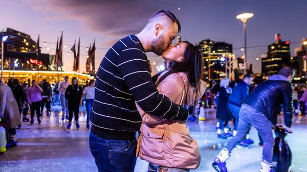 Ice Skating at Darling Harbour
