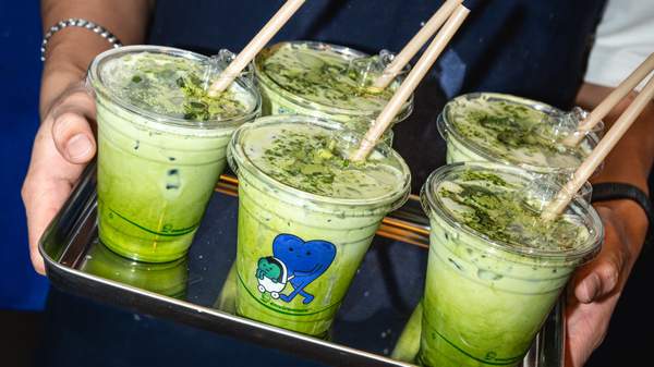 A tray of Matcha at Nimbo