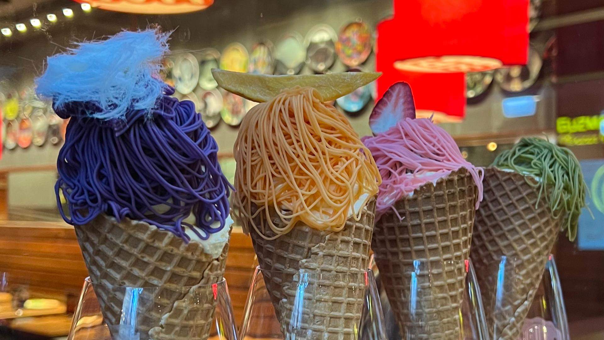 Mont Blanc Cone Pop-Up at Harajuku Gyoza Albert Lane