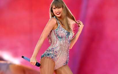 Background image for Here's Where You Can Watch Taylor Swift's 'Party of a Showgirl' Film in Australia This Weekend
