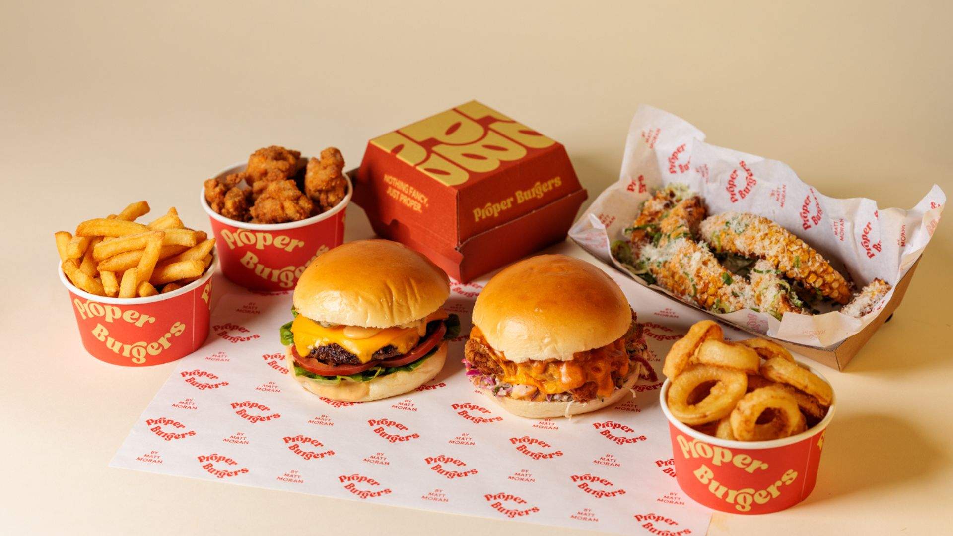 This Just in: Matt Moran Launches Proper Burgers, Bringing His Philosophy of 'Simple Food, Done Properly' to a Soft Milk Bun This Summer