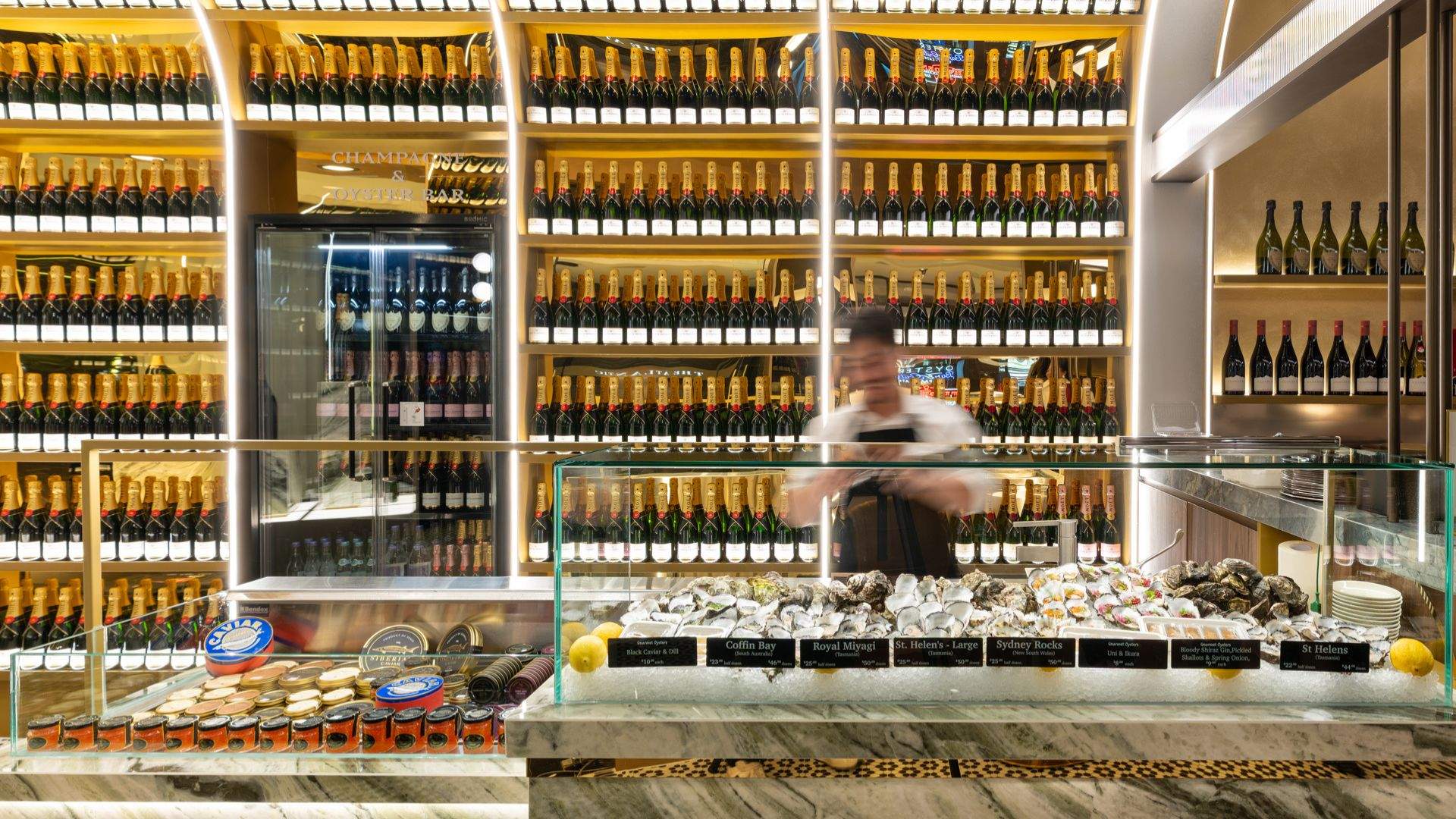 Champagne & Oyster Bar, Crown Melbourne