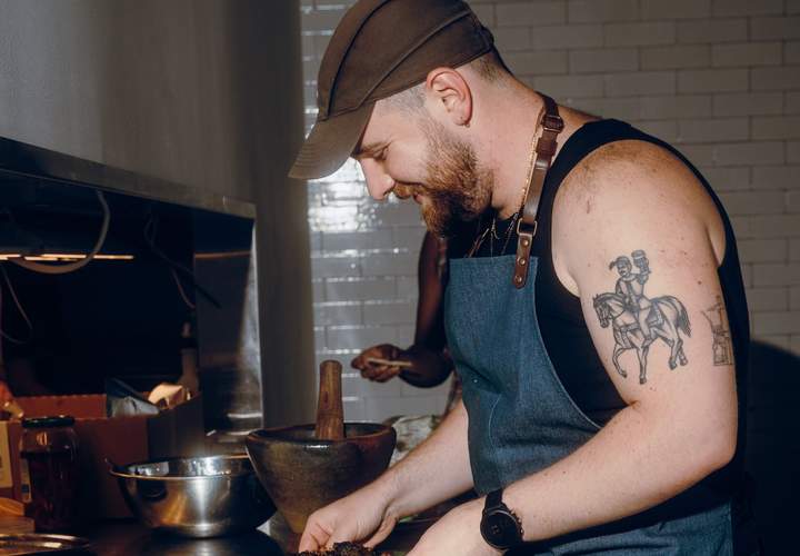 Background image for Sydney's Most Memorable Dishes, According to Chef Andrew Minutillo — Who Specialises in Weird and Wild