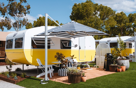 Stay: These Vintage Caravans Are Made for Group Getaways (and Come With Record Players)