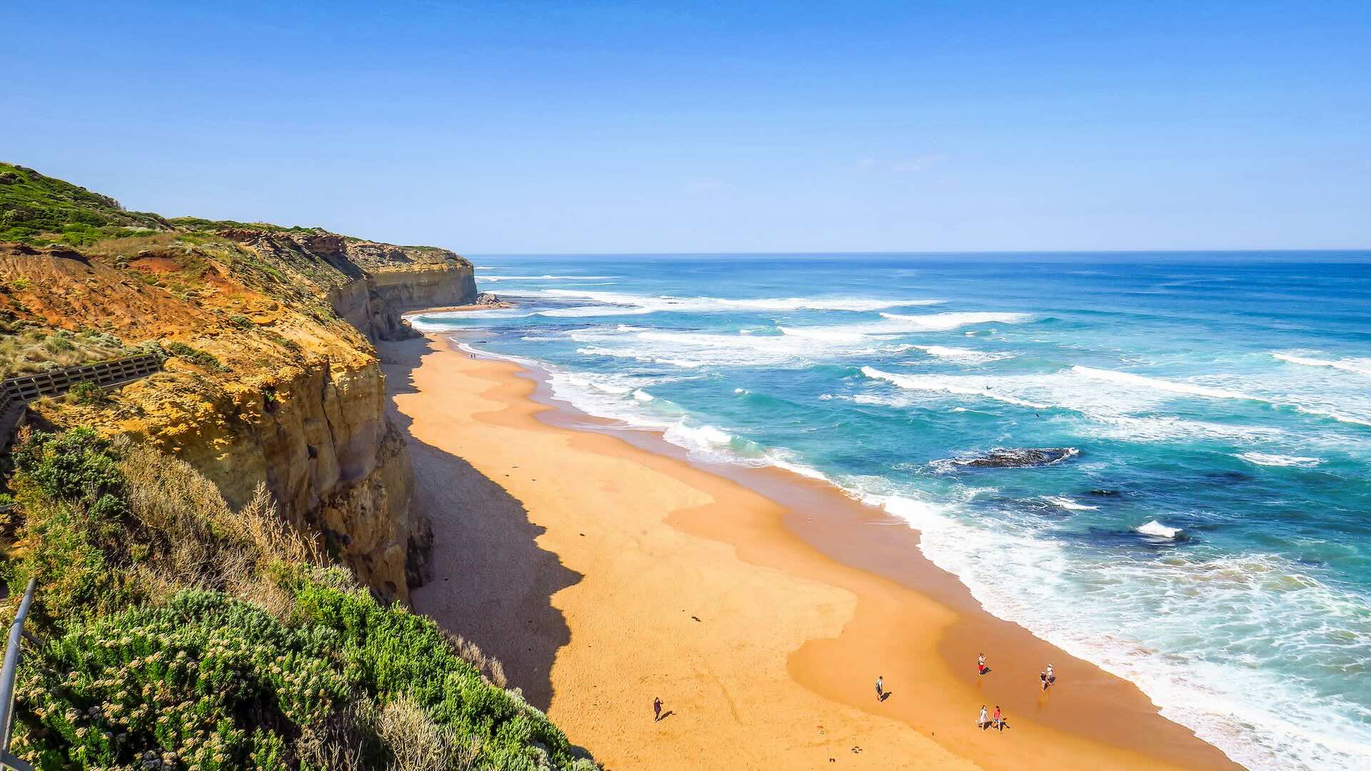 The Great Ocean Road near Melbourne in Victoria
