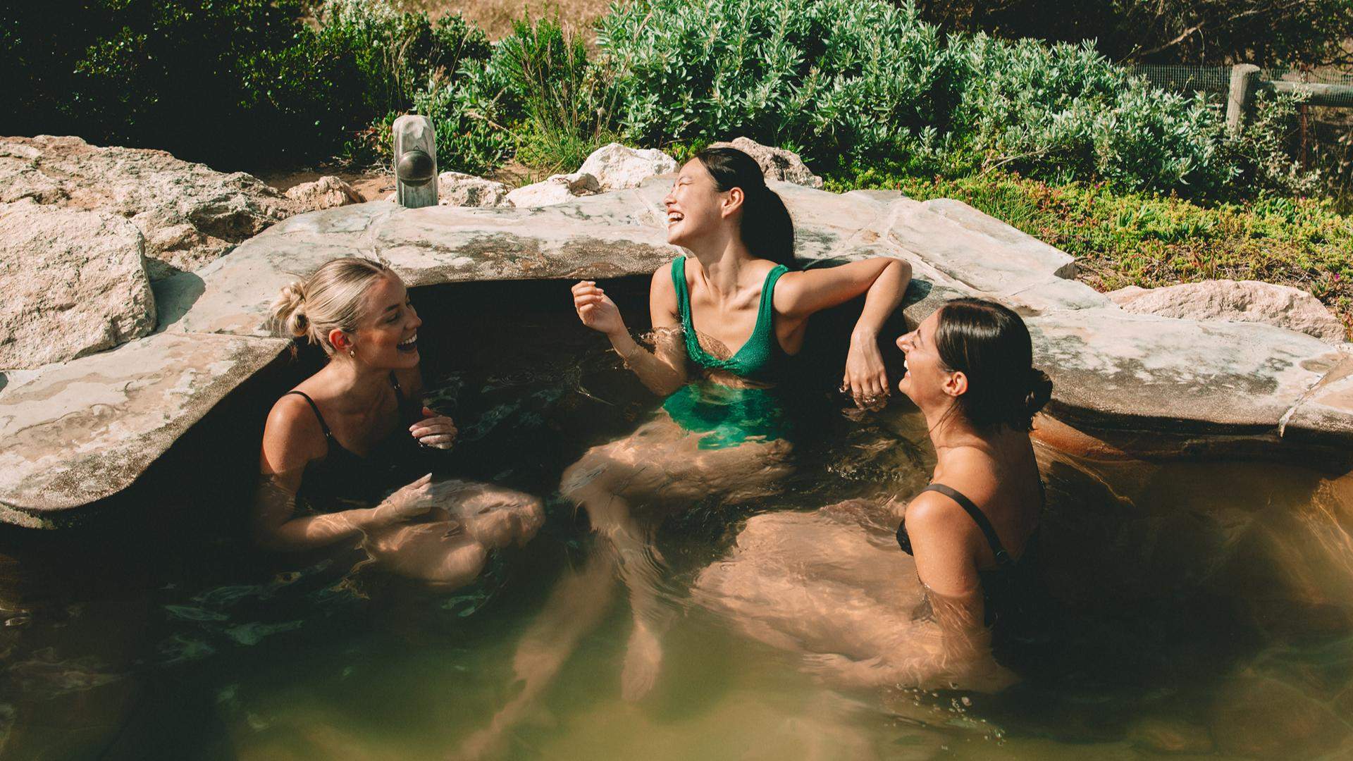 February at Peninsula Hot Springs